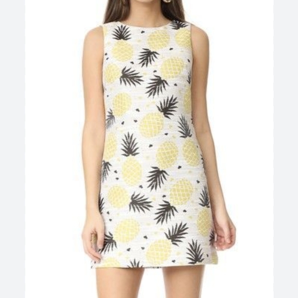 Alice + Olivia Dresses & Skirts - Alice + Olivia textured pineapple shift dress Sz S